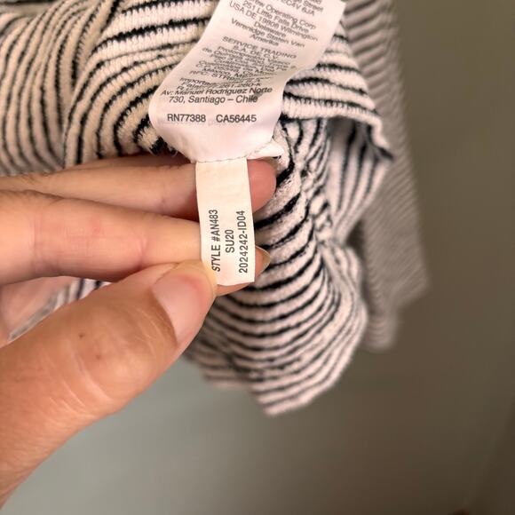 Madewell Terry Raglan Sweatshirt in Stripe69 - Picture 4 of 6